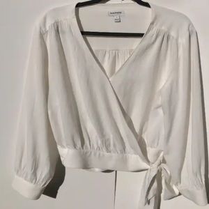 White business casual blouse